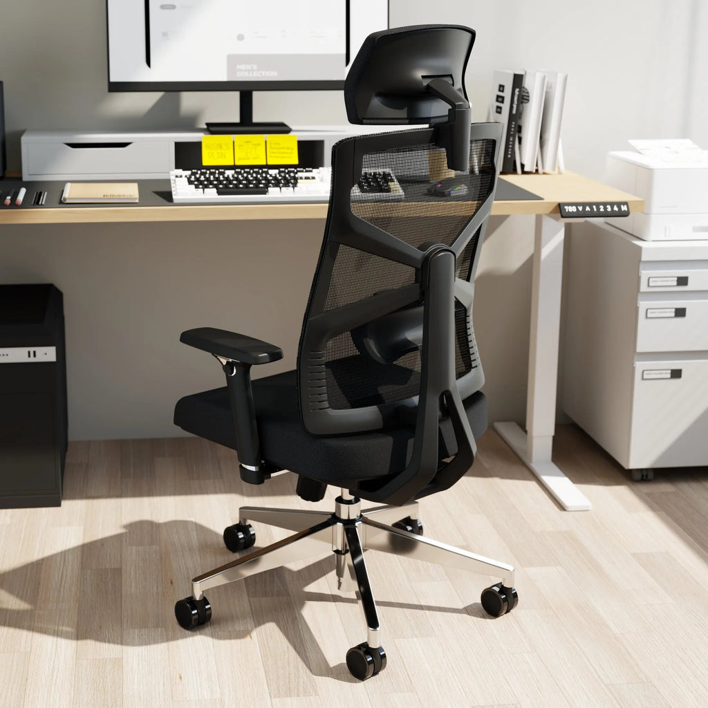 HOLLUDLE Ergonomic Office Chair Shaper Chair for All-Day Comfort