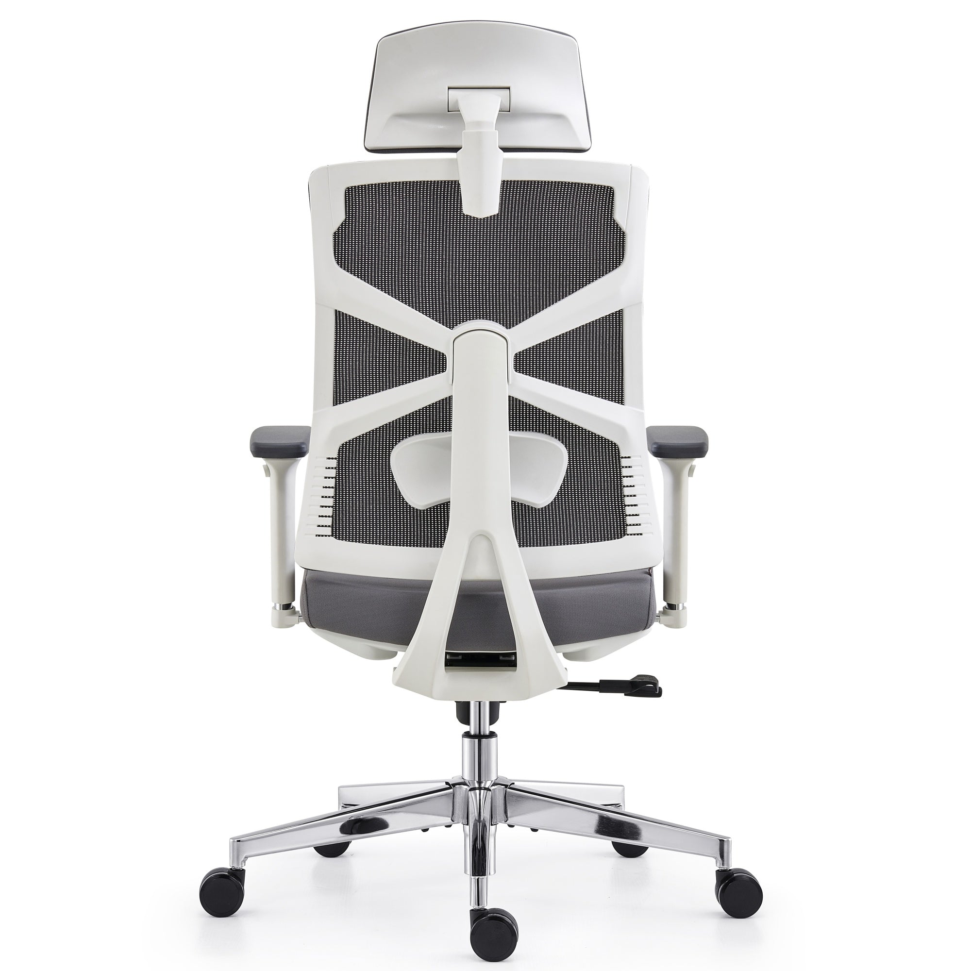 HOLLUDLE Ergonomic Office Chair Shaper Chair for All-Day Comfort - Color: White